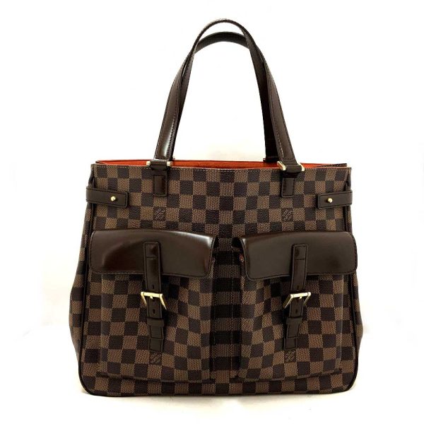 1 Louis Vuitton Joseph Tote Bag Handbag Damier Ebene Leather Brown