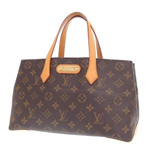 1 Louis Vuitton Surenne MM calf leather Tote Bag Noir Black Brown