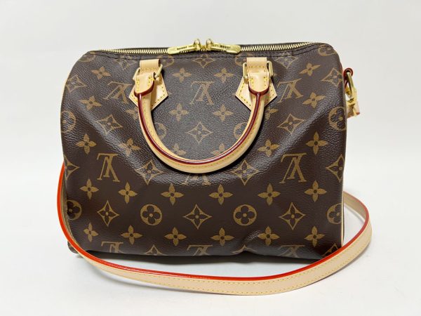 1 Louis Vuitton Monogram Speedy Bandouliere 25 Boston Bag