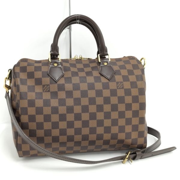 1 Louis Vuitton Speedy Bandouliere 30 2 Way Shoulder Bag Damier Ebene