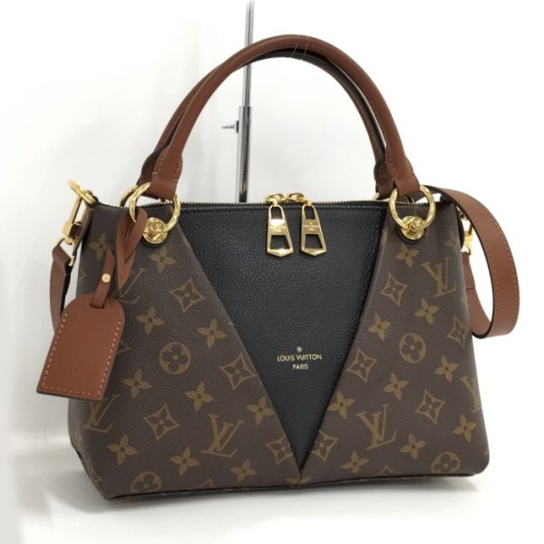 1 Louis Vuitton V Tote BB 2 Way Shoulder Bag Monogram Noir