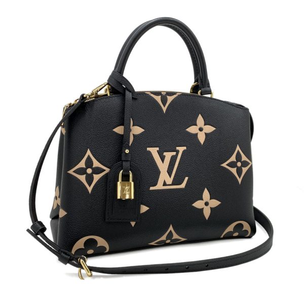 1 Louis Vuitton Petit Palais PM Handbag Shoulder Bag Monogram Black