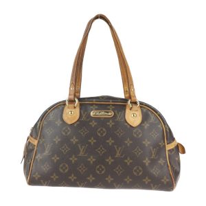 1 Louis Vuitton On The Go EW Monogram Giant Reverse Shoulder Handbag 2way Brown