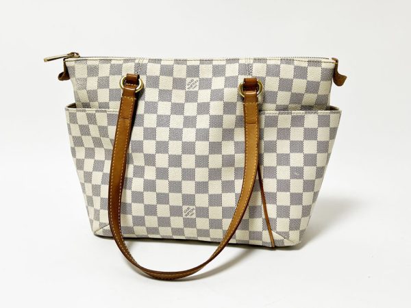 1 Louis Vuitton Damier Azur Totally PM Tote Bag Shoulder Bag