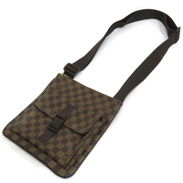 1 Louis Vuitton Damier Pochette Melville AB Rank Shoulder Bag