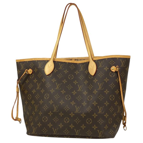 1 Louis Vuitton Neverfull MM Shoulder Bag Tote Bag Monogram Brown