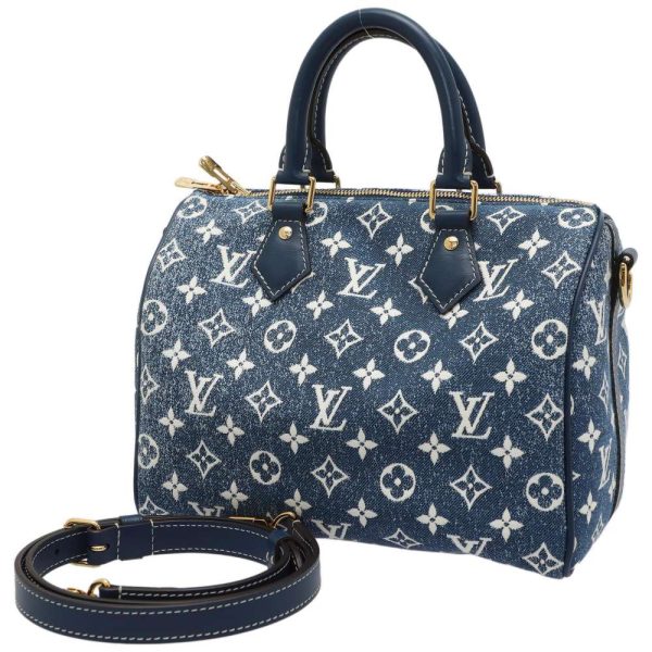 1 Louis Vuitton Monogram Jacquard Denim Speedy Bandouliere 25