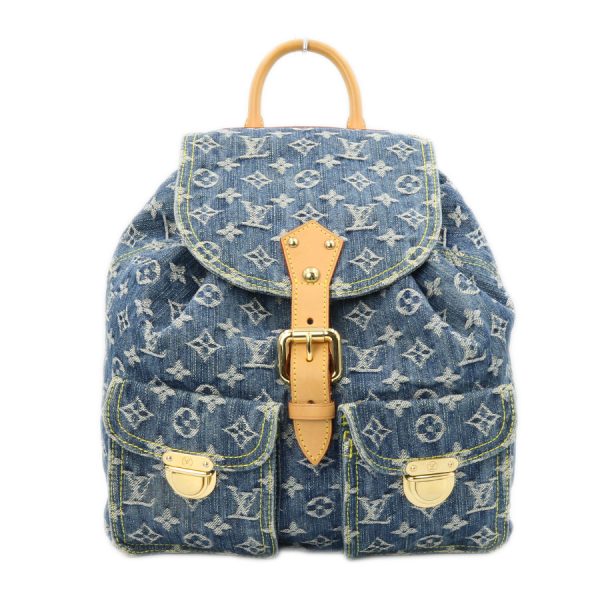 1 Louis Vuitton Sac A De GM Monogram Denim Backpack Rucksack