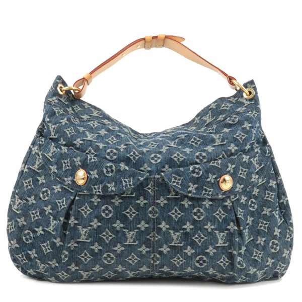 1 Louis Vuitton Monogram Denim Daily GM Shoulder Bag Blue Brand Bag