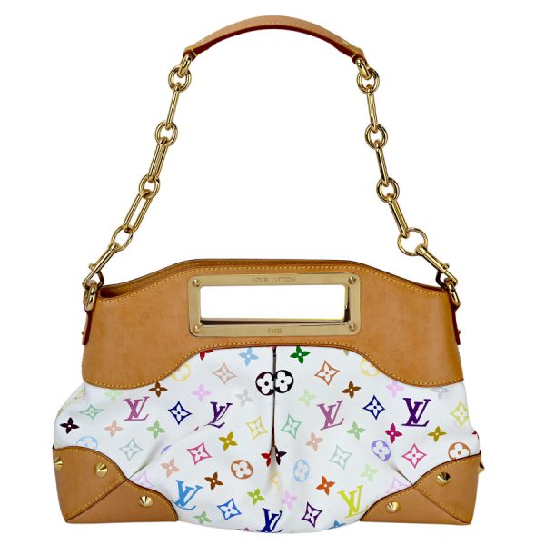 1 Louis Vuitton Judy MM Monogram Multicolor Bron 2way Handbag