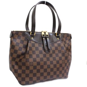 1 Louis Vuitton Damier Speedy 25 Hand Bag Ebene Brown Gold Hardware