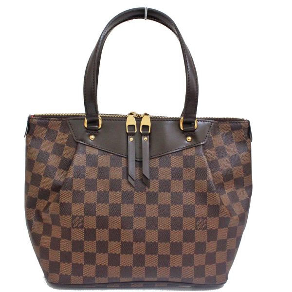 1 Louis Vuitton Westminster PM Damier Tote Bag Ebene Brown Damier Canvas