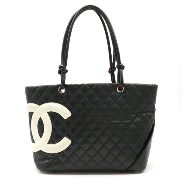 1 Chanel Cambon Line Coco Mark Large Shoulder Bag Tote Bag