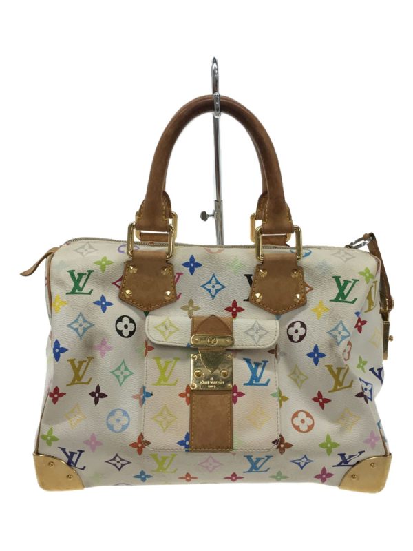 1 Louis Vuitton Speedy 30 Monogram Multicolor PVC Multicolor Overall Pattern