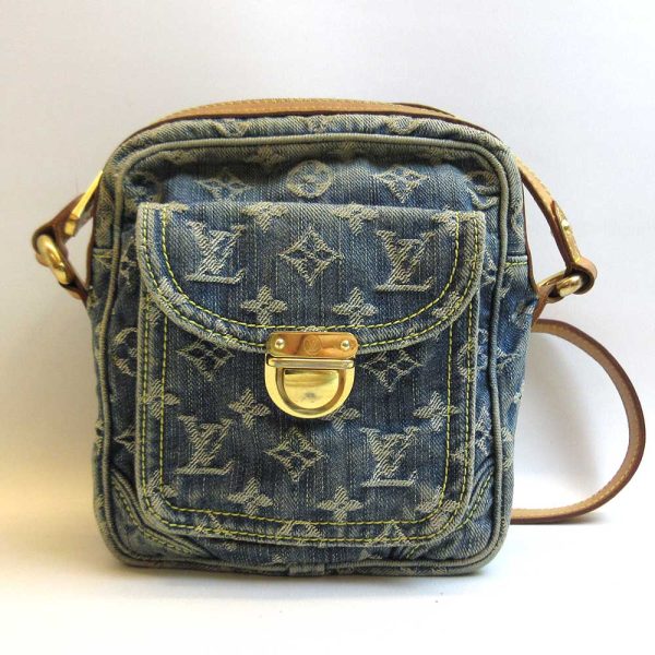 1 Louis Vuitton Camera Bag Blue Mini Shoulder Bag