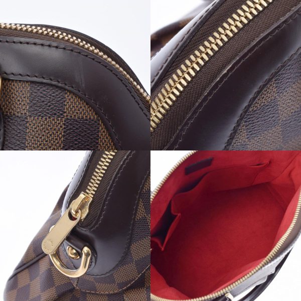 10 Louis Vuitton Damier Trevi GM 2way Bag Brown Damier Canvas Handbag