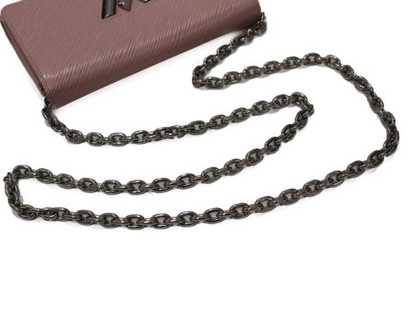 10 Louis Vuitton Portefeuille Twist Chain Epi Rose Ballerine Chain