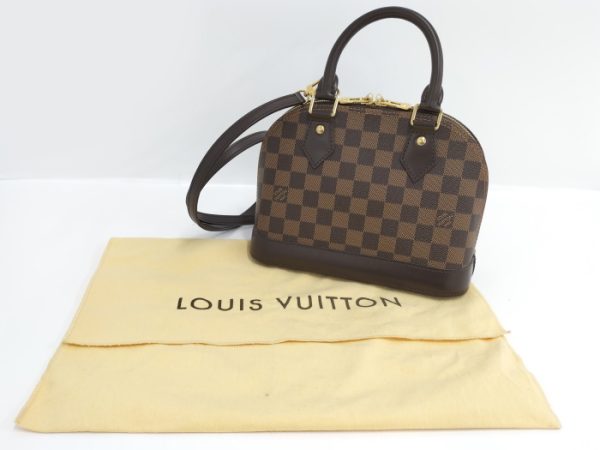 10 Louis Vuitton Alma BB 2 Way Shoulder Bag Damier Ebene