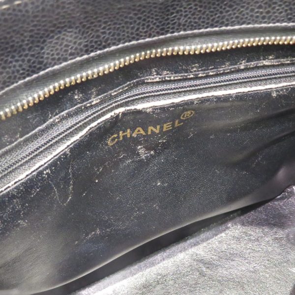 10 Chanel Tote Bag Black Caviar Skin