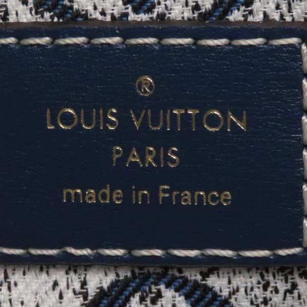 10 Louis Vuitton OnTheGo MM Monogram Jacquard Denim Tote Bag