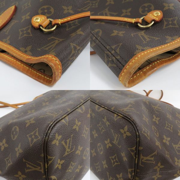 10 Louis Vuitton Neverfull MM Monogram Tote Shoulder Bag Brown