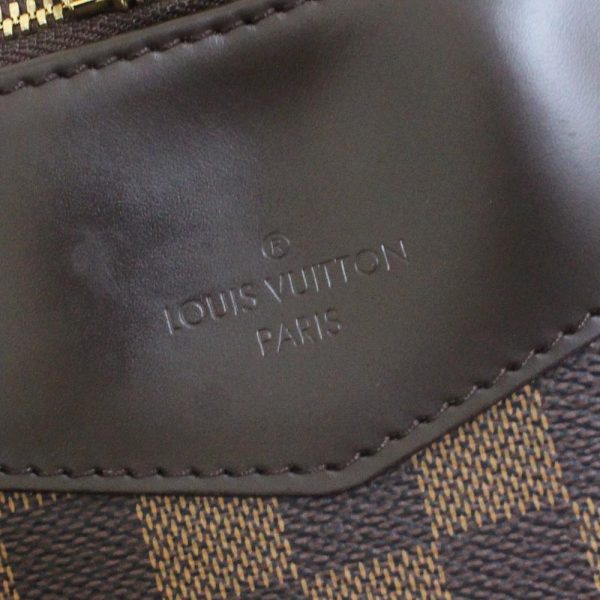 10 Louis Vuitton Westminster PM Damier Tote Bag Ebene Brown Damier Canvas