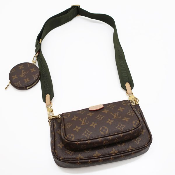 10 Louis Vuitton Multi Pochette Shoulder Bag Monogram Canvas Brown