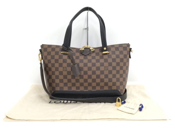 10 Louis Vuitton Hyde Park 2 Way Shoulder Bag Damier Ebene