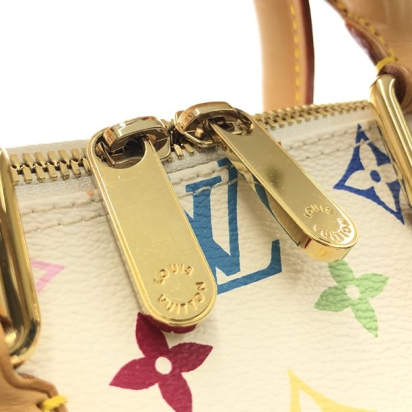 10 Louis Vuitton Monogram Alma Bron Handbag PVC Leather Multicolor