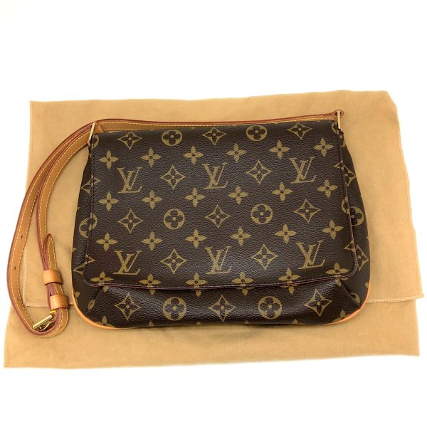 10 Louis Vuitton Monogram Musette Tango Short Shoulder Brown