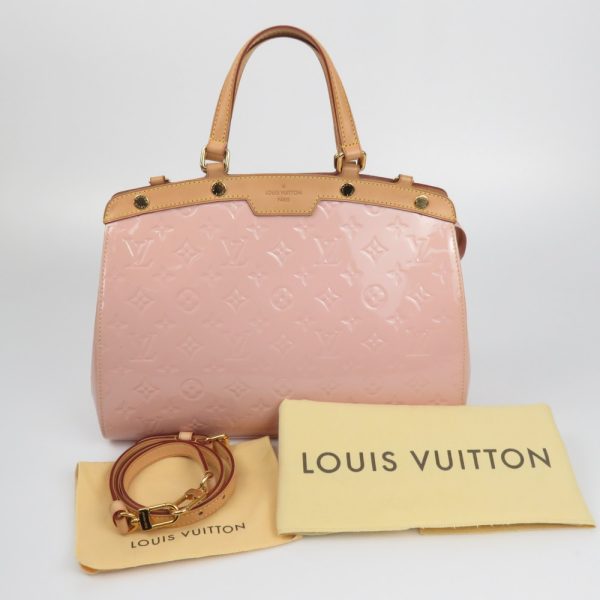 11 Louis Vuitton Vernis Blair MM Monogram Pink 2WAY Bag Shoulder Crossbody