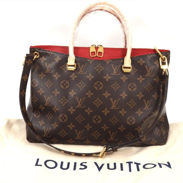 12 Louis Vuitton Pallas Monogram Cerise Brown