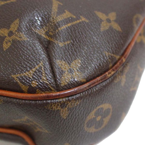 12 Louis Vuitton Odeon MM Monogram Shoulder Bag Brown