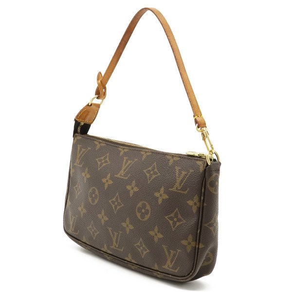 12240819 2 Louis Vuitton Monogram Pochette Pouch Handbag