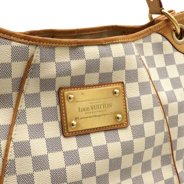 12280633 7 Louis Vuitton Damier Azur Galliera PM Shoulder Tote Bag