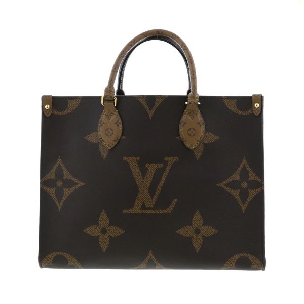 1240002018164 1 Louis Vuitton OntheGo MM Monogram Tote Bag Empreinte Black