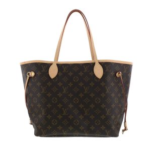 1240002018241 1 Louis Vuitton Neverfull MM Tote Bag Monogram Brown