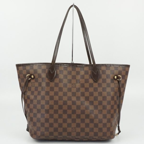 1240002034482 1 Louis Vuitton Neverfull MM Damier Ebene Canvas Tote Bag