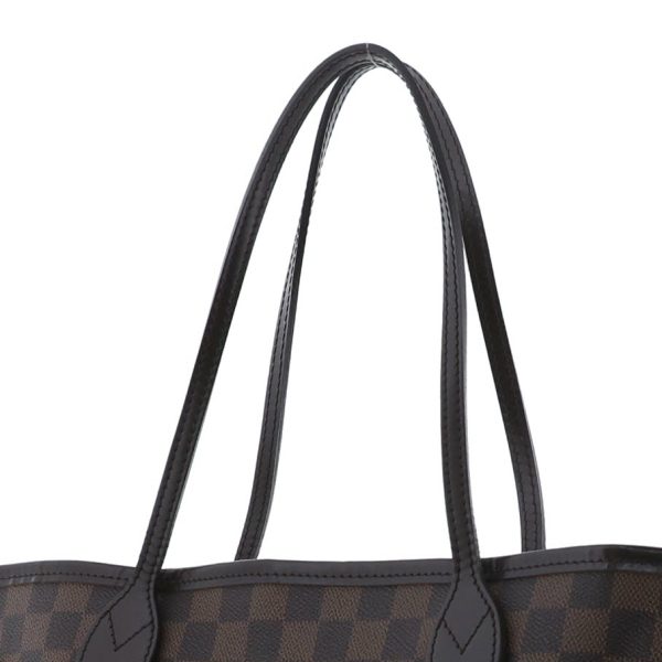 1240004025845 3 Louis Vuitton Neverfull MM Tote Bag Damier Ebene Brown