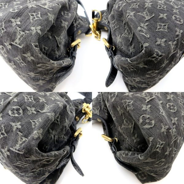 1240004491469 5 Louis Vuitton Monogram Neo cabby Denim Handbag Black