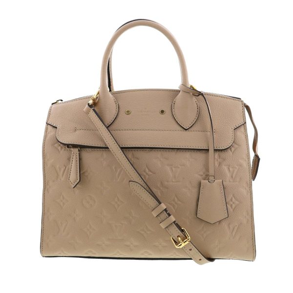1240005023543 1 Louis Vuitton Monogram Empreinte Beige Ponfu MM Handbag
