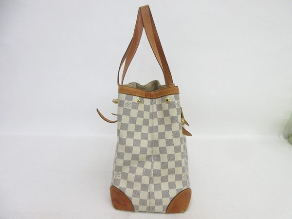 1240101041853 3 Louis Vuitton Damier Azur Hampstead MM Tote Bag