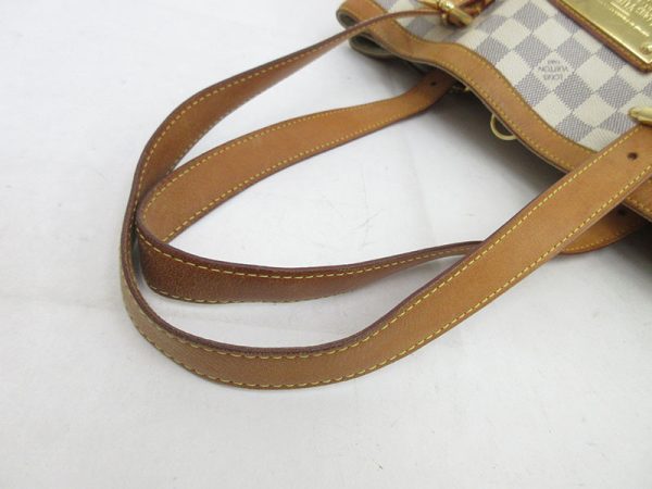 1240101041853 6 Louis Vuitton Damier Azur Hampstead MM Tote Bag