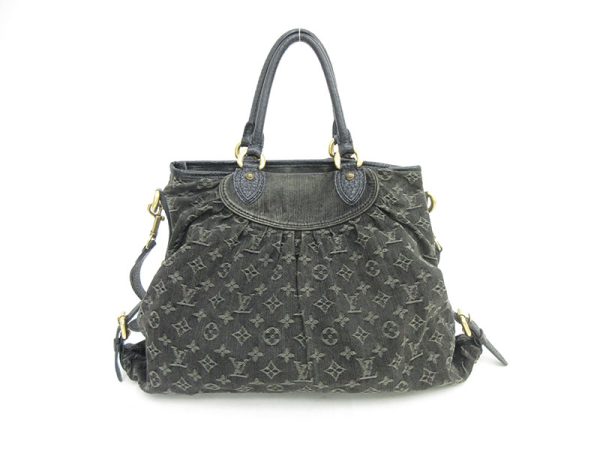 1240101042082 2 Louis Vuitton Monogram Denim NeoCabby GM Shoulder Bag