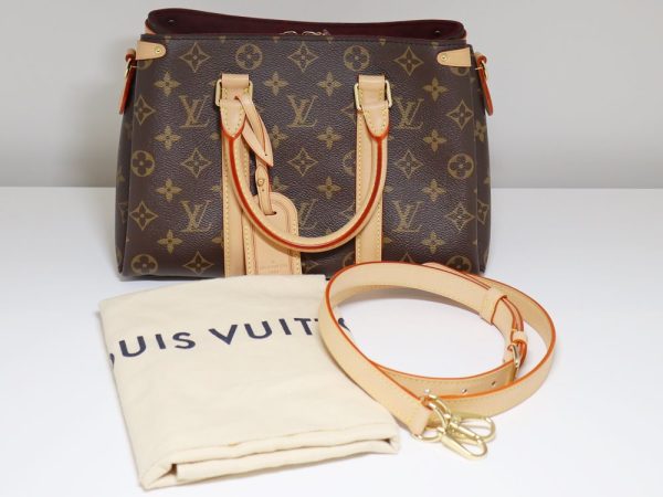 13 Louis Vuitton Soufflot BB Monogram Canvas Handbag Shoulder Bag 2 Way Bag