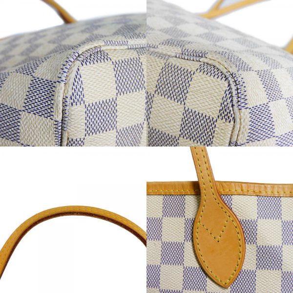 14 Louis Vuitton Tote Bag Neverfull GM Shoulder Bag Damier Azur