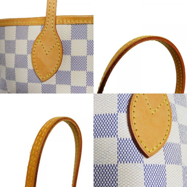 15 Louis Vuitton Tote Bag Neverfull GM Shoulder Bag Damier Azur