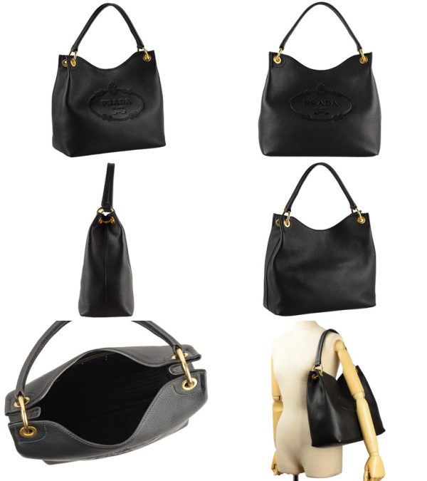 1bc051viph nero zzb 1 Prada One Shoulder Bag Outlet Leather Black