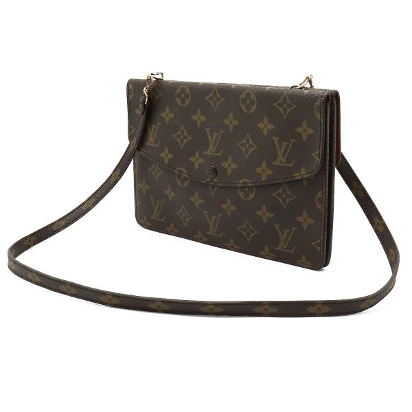 2 Louis Vuitton Monogram Double Lava Shoulder Bag Pochette