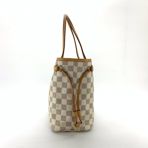 2 Louis Vuitton Neverfull PM Damier Azur Shoulder Bag